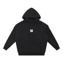 SM Contour Line Hoodie black front