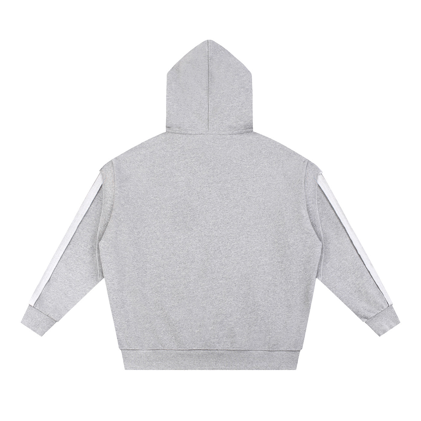 SM Contour Line Hoodie grey back