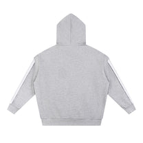 SM Contour Line Hoodie grey back