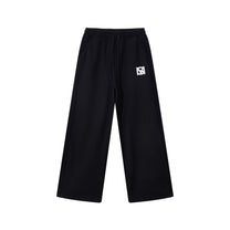 SM Contour Line Sweatpants black front