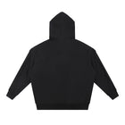 SM Contour Line Zip Hoodie black back