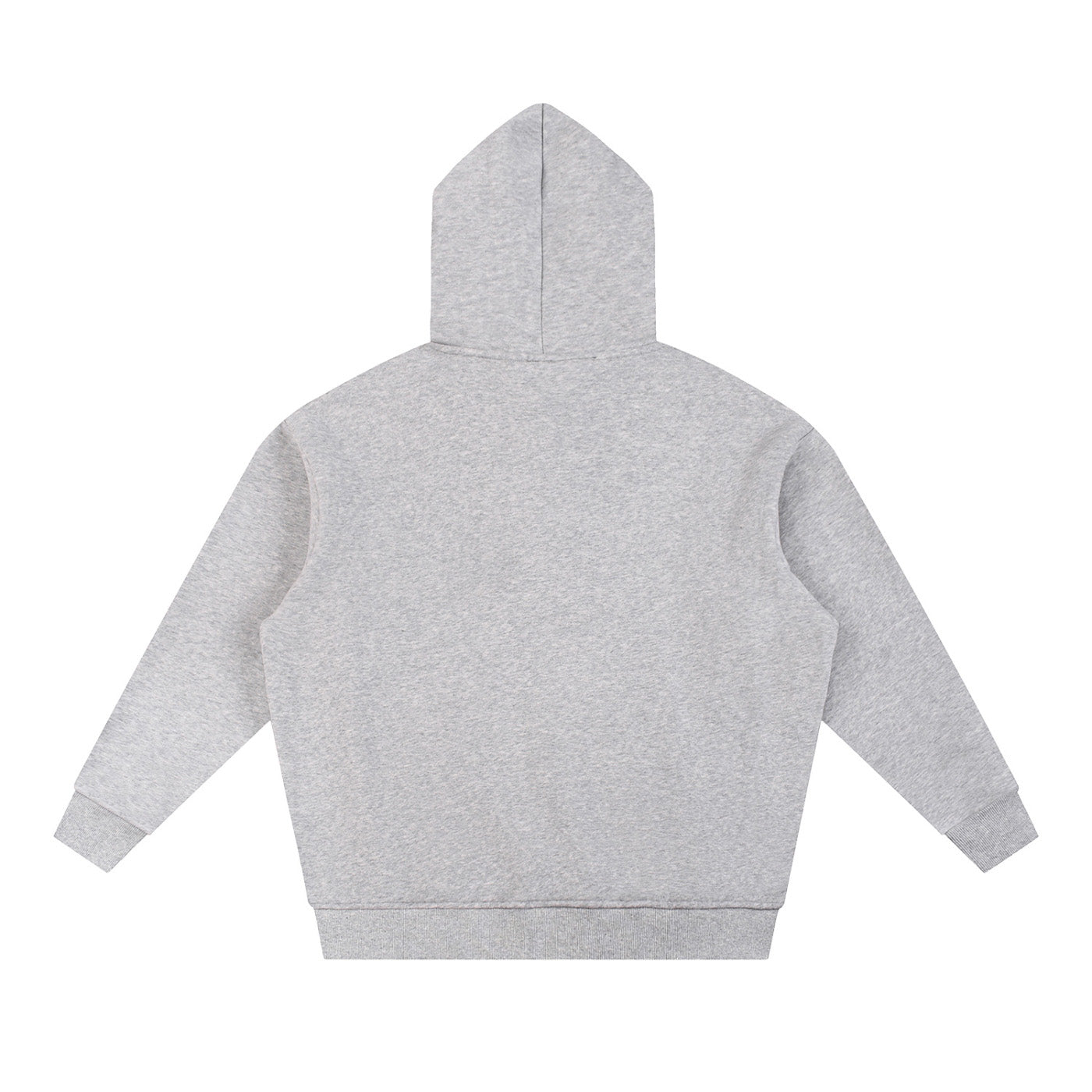 SM Contour Line Zip Hoodie grey back