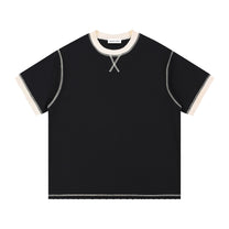 SM Sig. Contrast Stitch T-shirt black front
