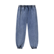 SM Denim Wash Sweatpants chambray back