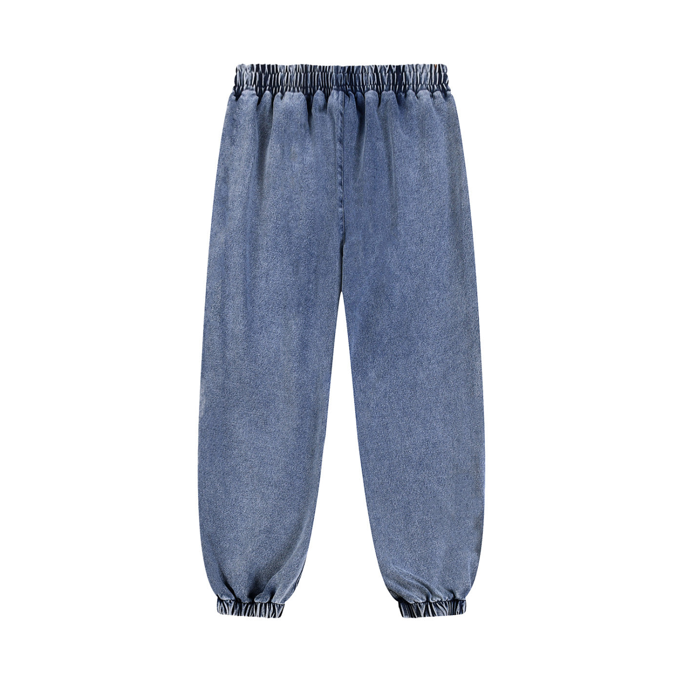 SM Denim Wash Sweatpants chambray back