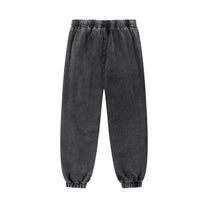 SM Denim Wash Sweatpants black back