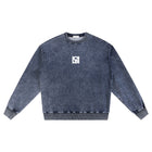 SM Denim Wash Sweatshirt navy front