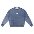 SM Denim Wash Sweatshirt chambray front