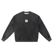 SM Denim Wash Sweatshirt midnight black