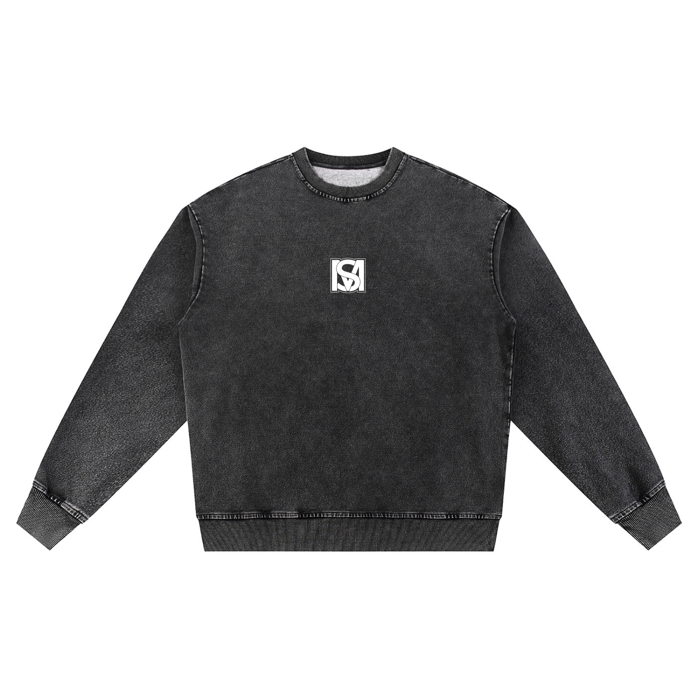 SM Denim Wash Sweatshirt midnight black