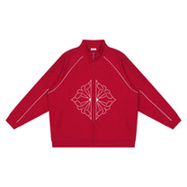 SM Fleur Eclipse Jacket crimson front