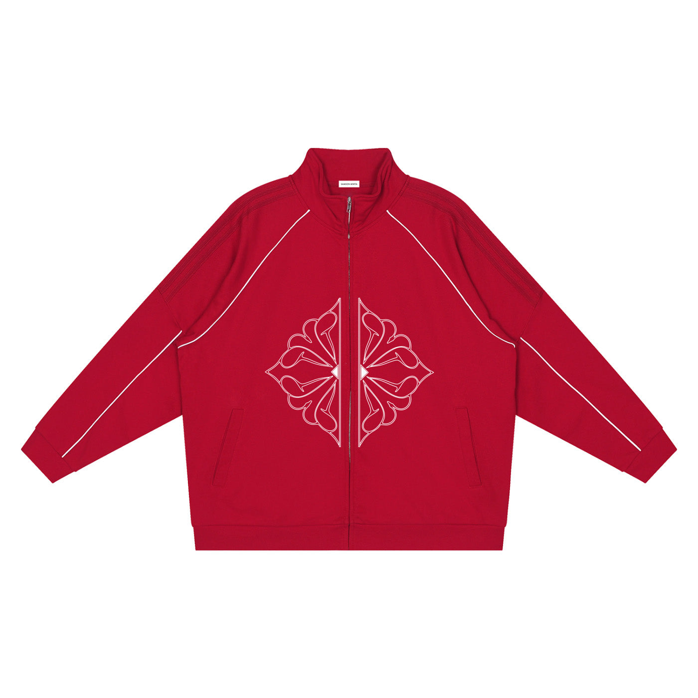 SM Fleur Eclipse Jacket crimson front