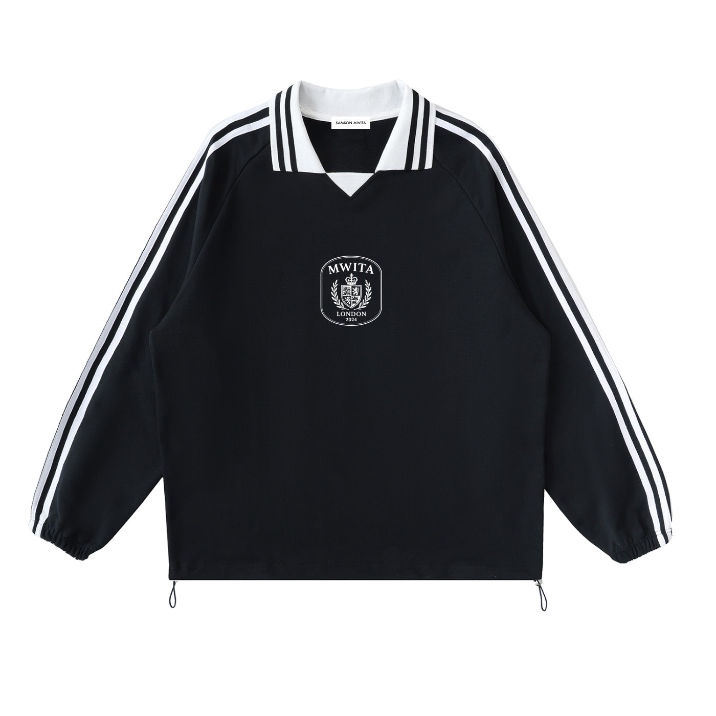SM Royal Emblem Panel Sweatshirt black front