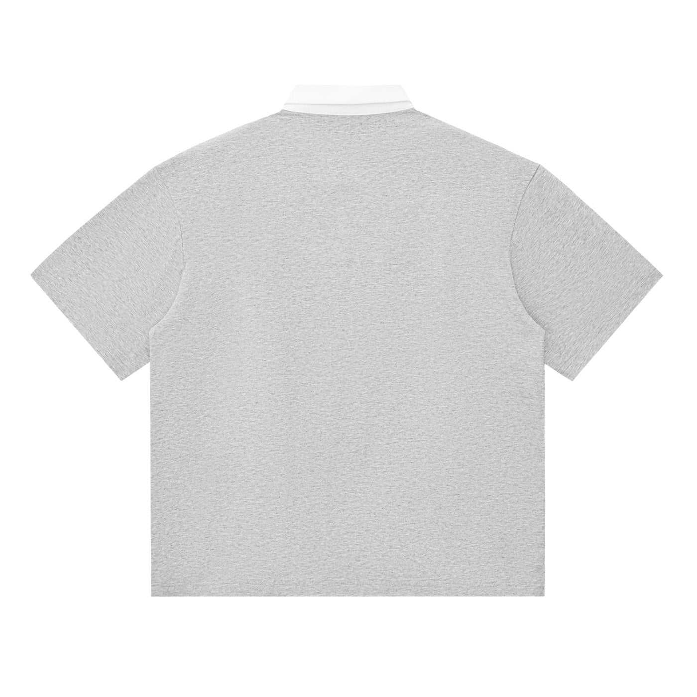 SM Royal Emblem Polo T-shirt grey back