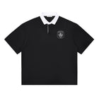 SM Royal Emblem Polo T-shirt black front