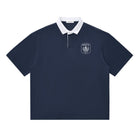 SM Royal Emblem Polo T-shirt navy front