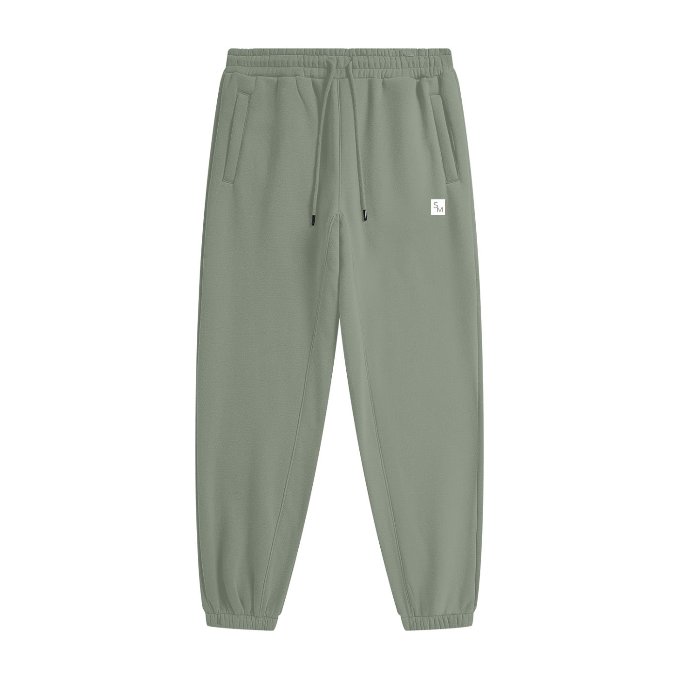 SM Sig. Fleece Joggers meadow front