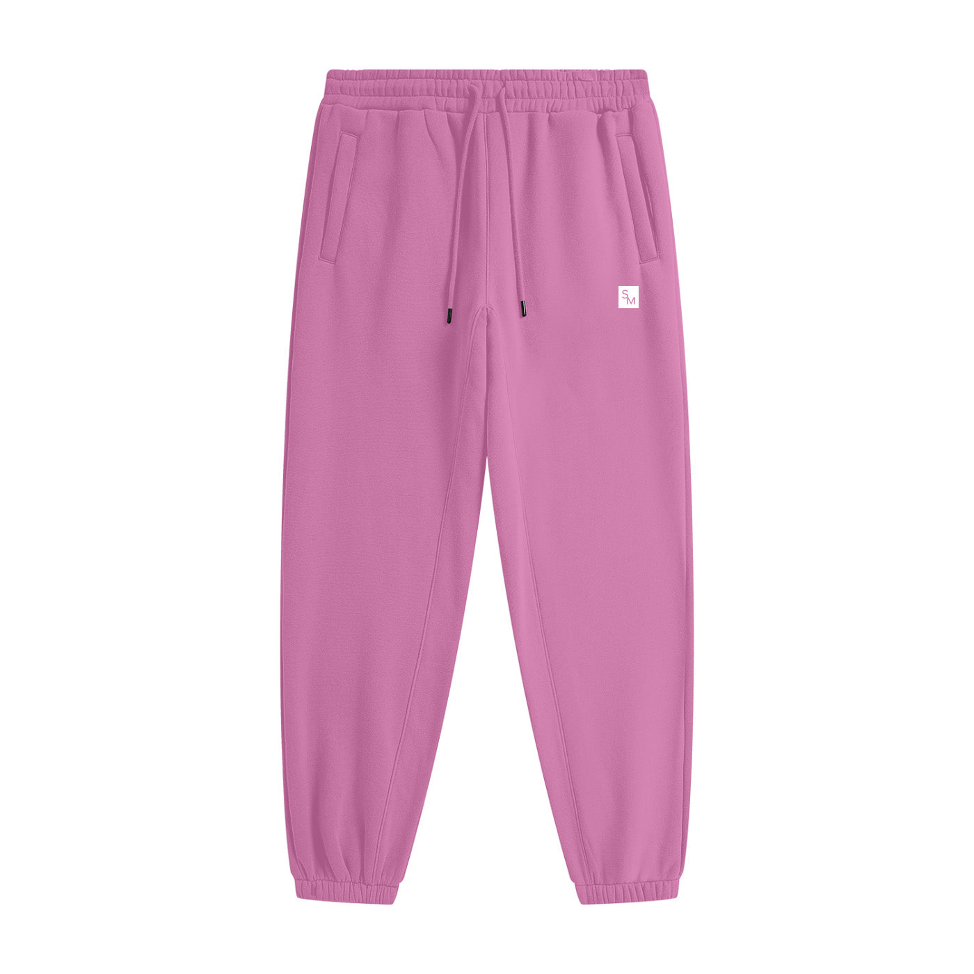 SM Sig. Fleece Joggers pink front