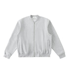 SM Sig. Fleeced Varsity Jacket grey front