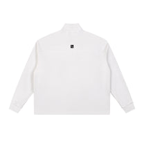 SM Sig. Half-Zip Fleece Sweatshirt white back