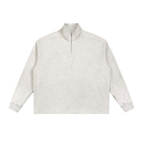 SM Sig. Half-Zip Fleece Sweatshirt grey front