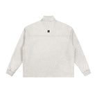 SM Sig. Half-Zip Fleece Sweatshirt grey back