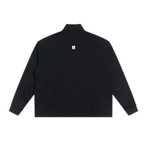 SM Sig. Half-Zip Fleece Sweatshirt black back