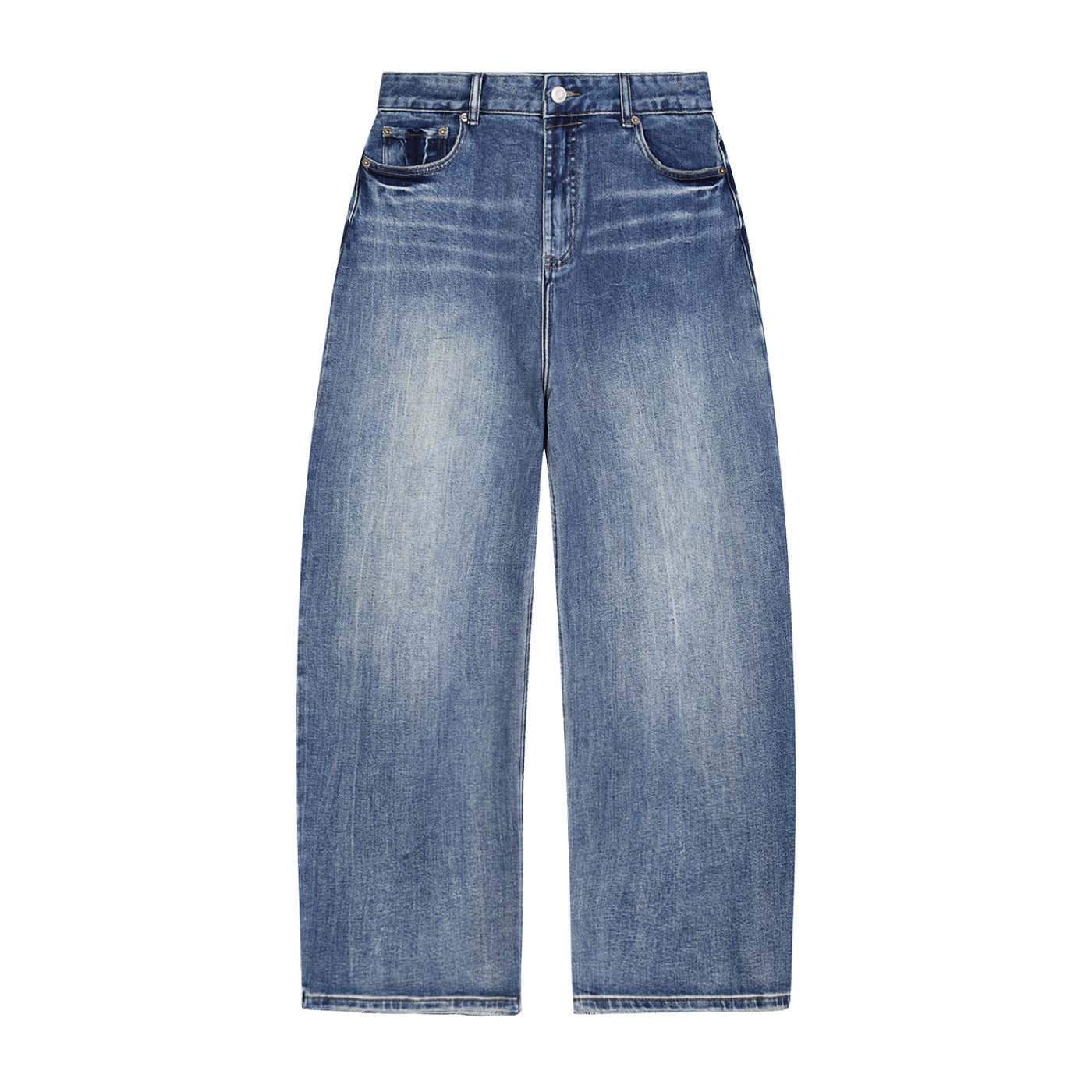 SM Heritage Wide Denim Jeans front blue