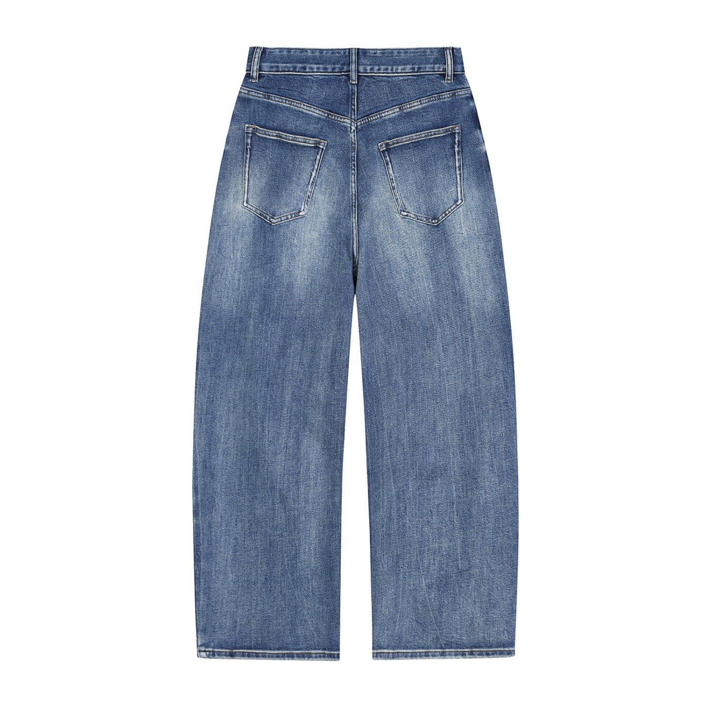 SM Heritage Wide Denim Jeans blue back