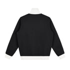 SM Insignia Contrast Trim Jacket black back