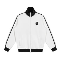 SM Insignia Contrast Trim Jacket white front