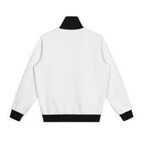 SM Insignia Contrast Trim Jacket white back