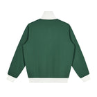 SM Insignia Contrast Trim Jacket green back