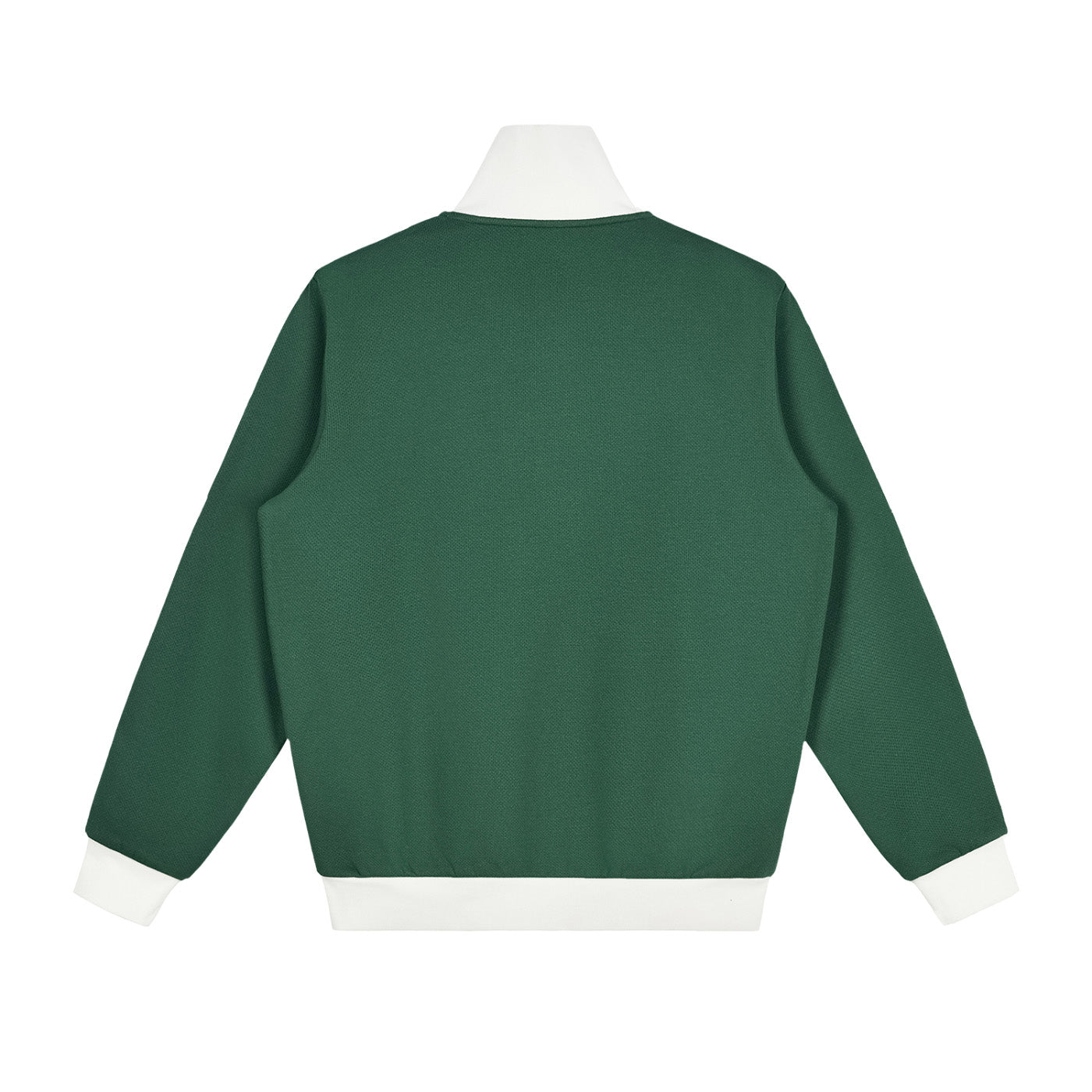 SM Insignia Contrast Trim Jacket green back