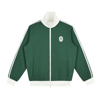 SM Insignia Contrast Trim Jacket green front