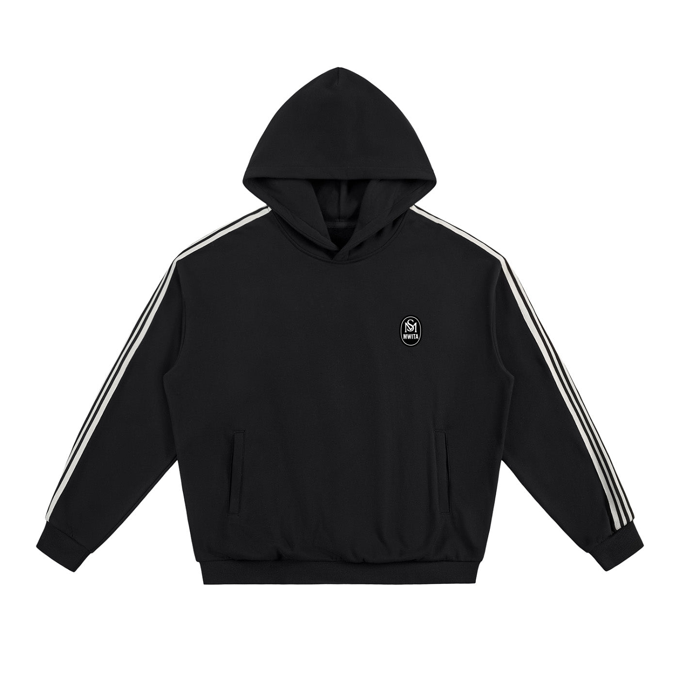 SM Insignia Utility Hoodie black front