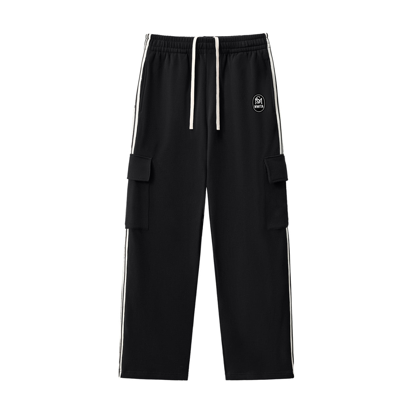 SM Insignia Utility Sweatpants black front