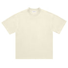 SM Sig. Knitted Round Neck T-shirt front heather neutral