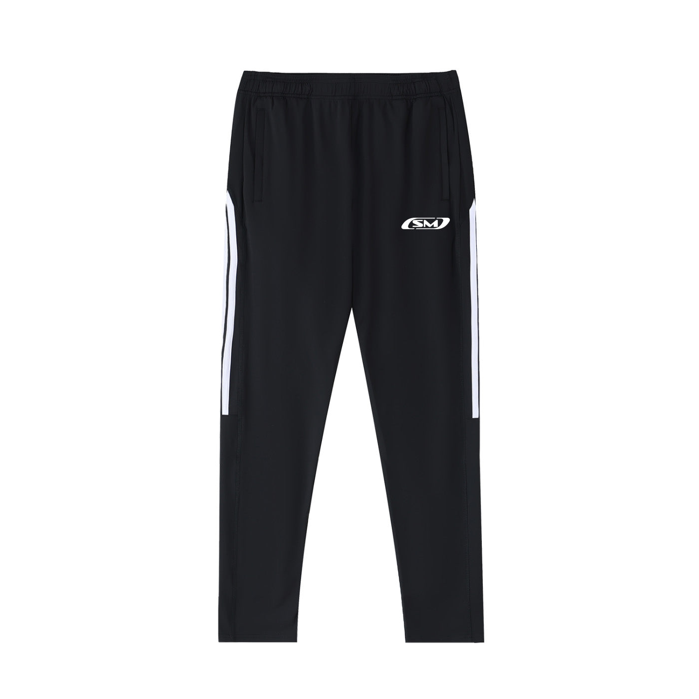 SM Motion Stripe Track Trousers black front