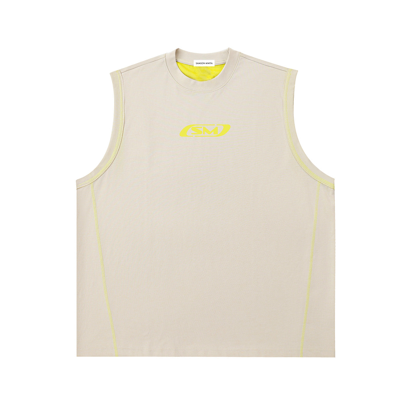 SM Motion Tank Top beige front