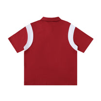 SM Sig. Panel Polo T-shirt red back