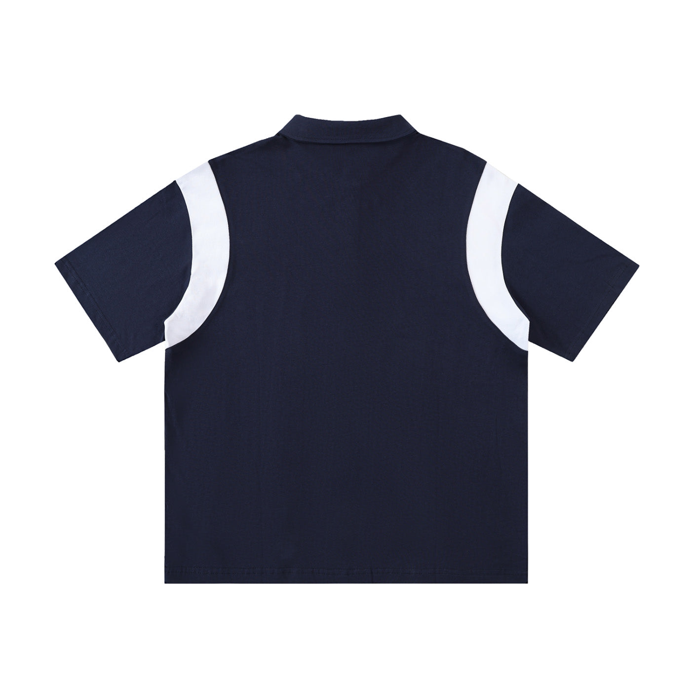 SM Sig. Panel Polo T-shirt navy back
