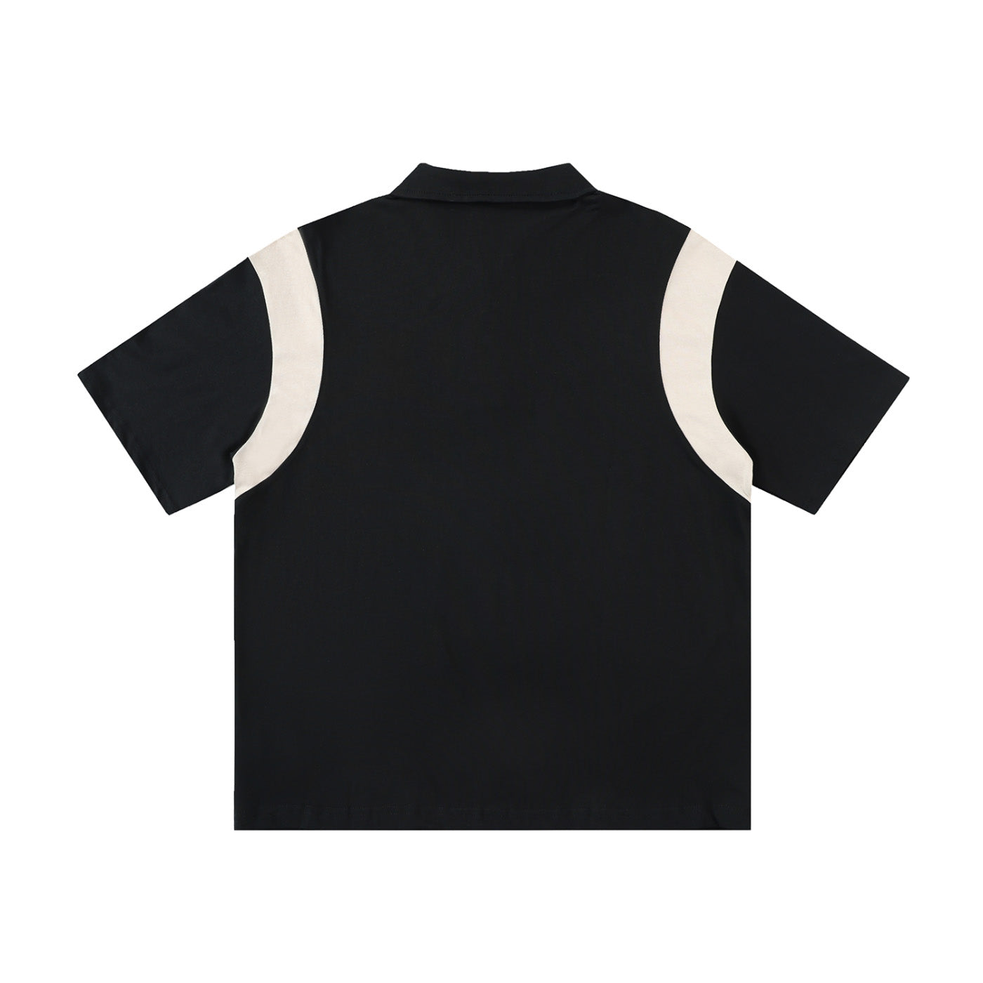 SM Sig. Panel Polo T-shirt black back