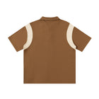 SM Sig. Panel Polo T-shirt camel back
