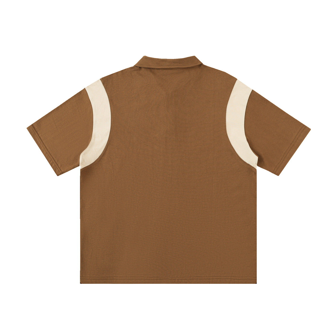 SM Sig. Panel Polo T-shirt camel back