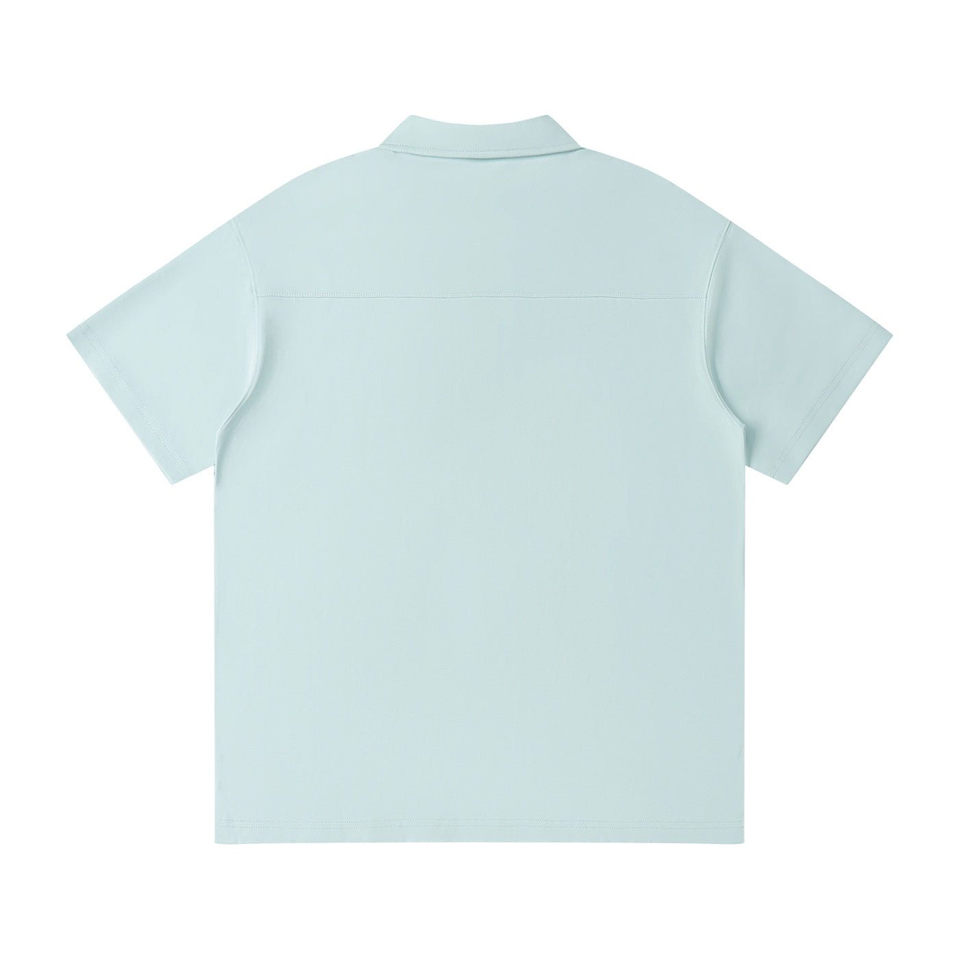 SM Sig. Quarter-Zip Polo T-shirt blue back