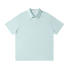 SM Sig. Quarter-Zip Polo T-shirt blue front
