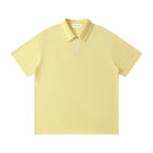SM Sig. Quarter-Zip Polo T-shirt yellow front