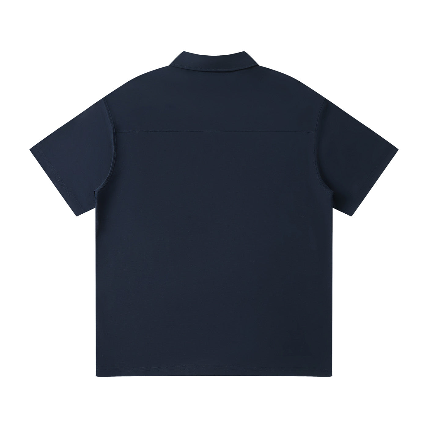SM Sig. Quarter-Zip Polo T-shirt navy back