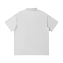 SM Sig. Quarter-Zip Polo T-shirt grey back
